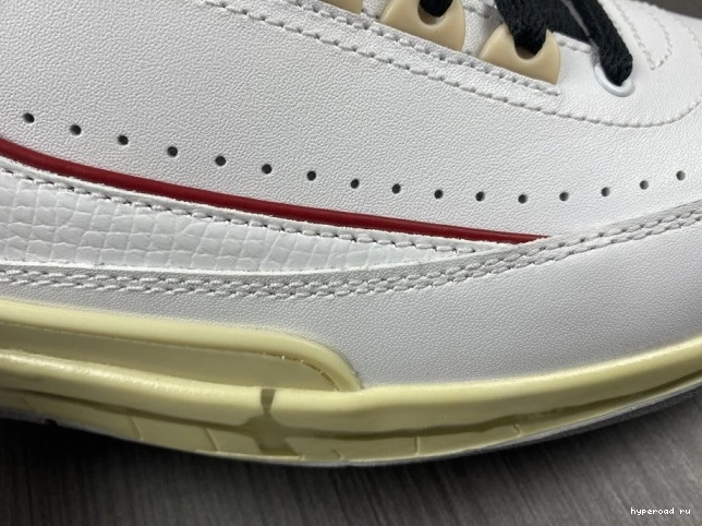 Jordan Retro White Off-White Red SP 2 DJ4375-106 Low 0611